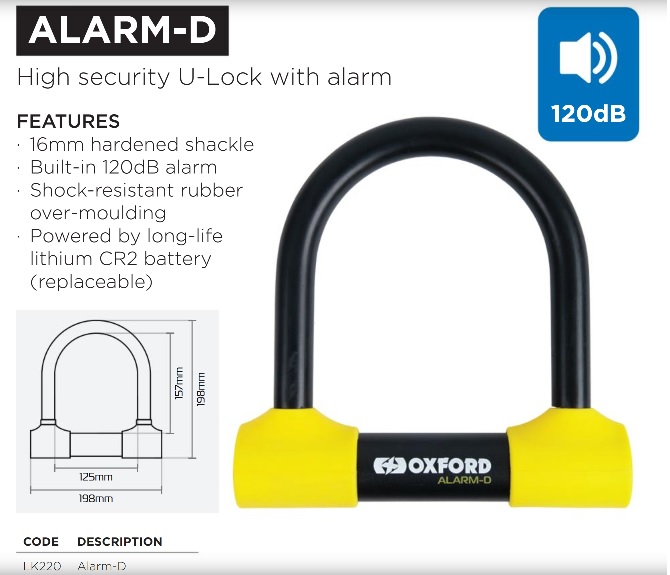 Oxford Alarm D lock